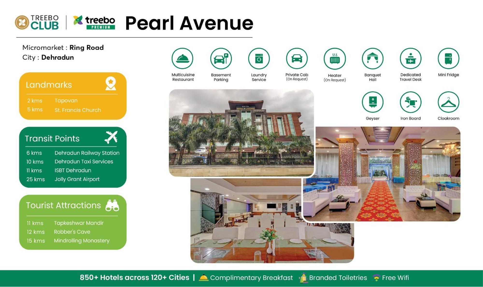 Treebo Premium Pearl Avenue, Ring Road Hotel Dehradun Exterior foto